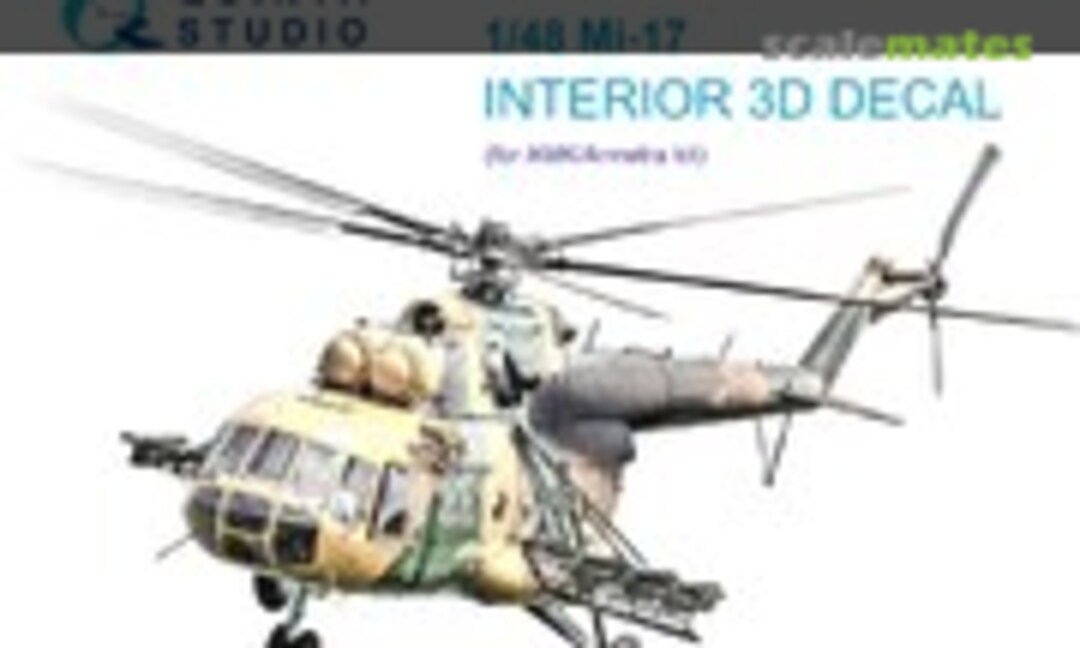 1:48 Mi-17 interior 3D decals (Quinta Studio QD48381) QD48381