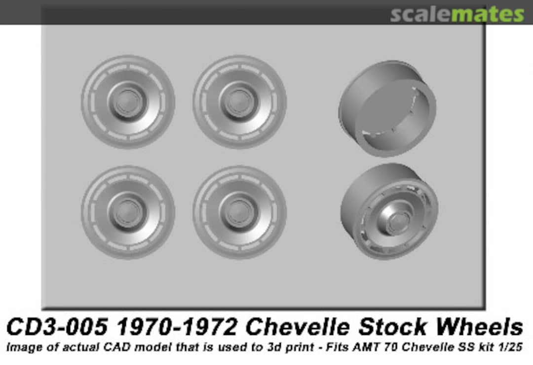 Boxart 1970-1972 Chevelle Stock Wheels CD3-005 Canuck 3D Model Parts Boxart 1970-1972 Chevelle Stock Wheels CD3-005 Canuck 3D Model Parts
