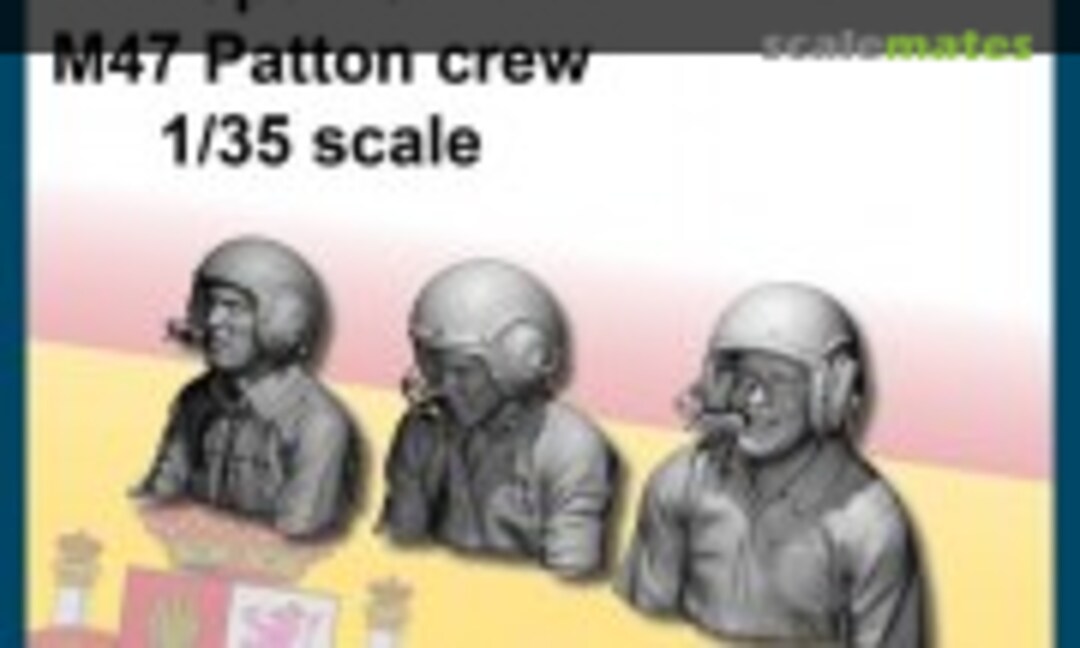 1:35 Spanish M47 Patton Crew (FC Model Trend 37312) 37312