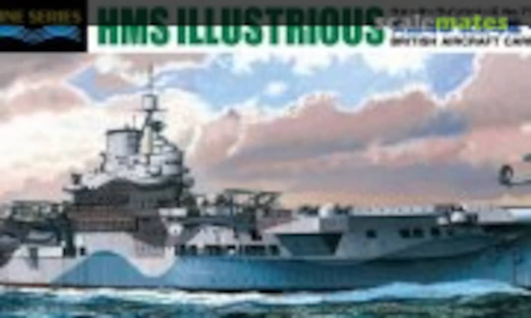 1:700 British Aircraft Carrier HMS Illustrious (Aoshima 069585) 069585