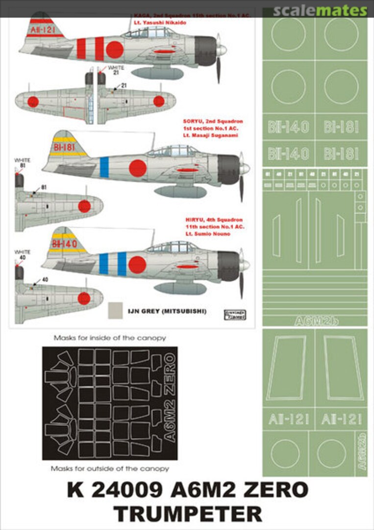 Boxart Mitsubishi A6M2 Zero K24009 Montex