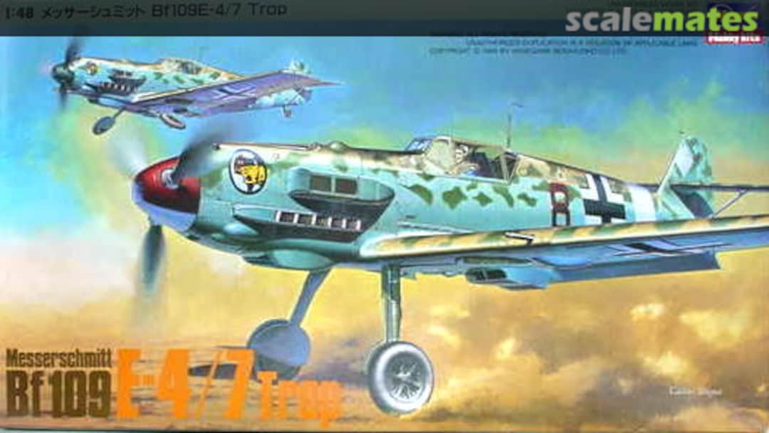 Boxart Messerschmitt Bf109E-4/7 Trop 09003 Hasegawa Boxart Messerschmitt Bf109E-4/7 Trop 09003 Hasegawa