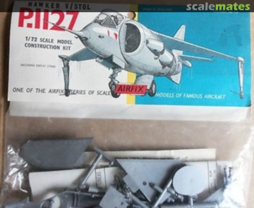 Boxart Hawker V/STOL P.1127 113 Airfix Boxart Hawker V/STOL P.1127 113 Airfix