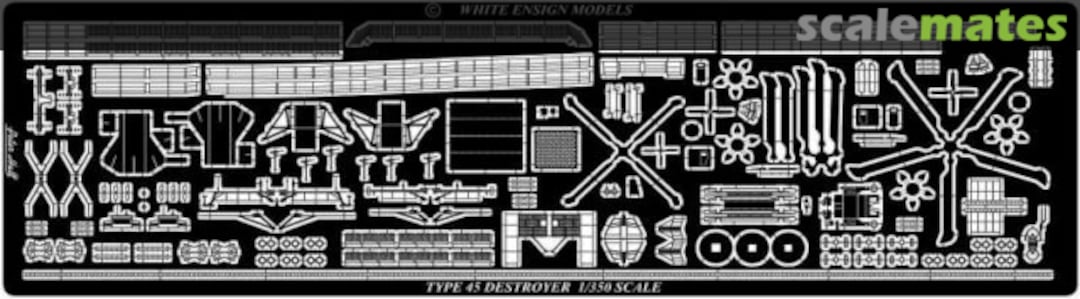 Boxart Type 45 Destroyer detail set P15945-0 White Ensign Models Boxart Type 45 Destroyer detail set P15945-0 White Ensign Models