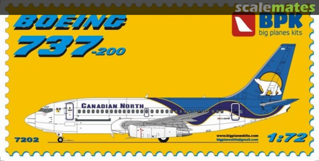 Boxart Boeing 737-200 7202 BPK Boxart Boeing 737-200 7202 BPK