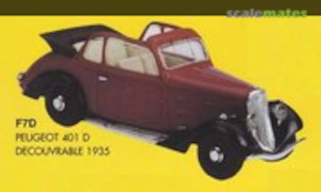 1:43 Peugeot 401D Découvrable (Chat C'Est Chouette CCC F7D) CCC F7D