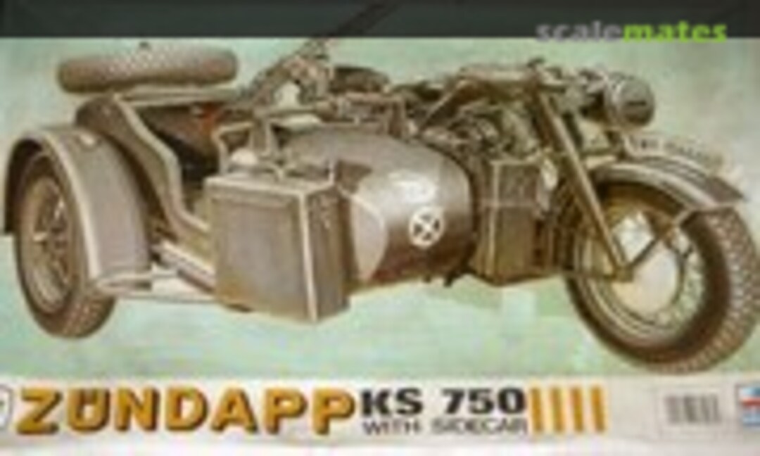 1:9 Zündapp KS 750 with Sidecar (ESCI/ERTL 7003)