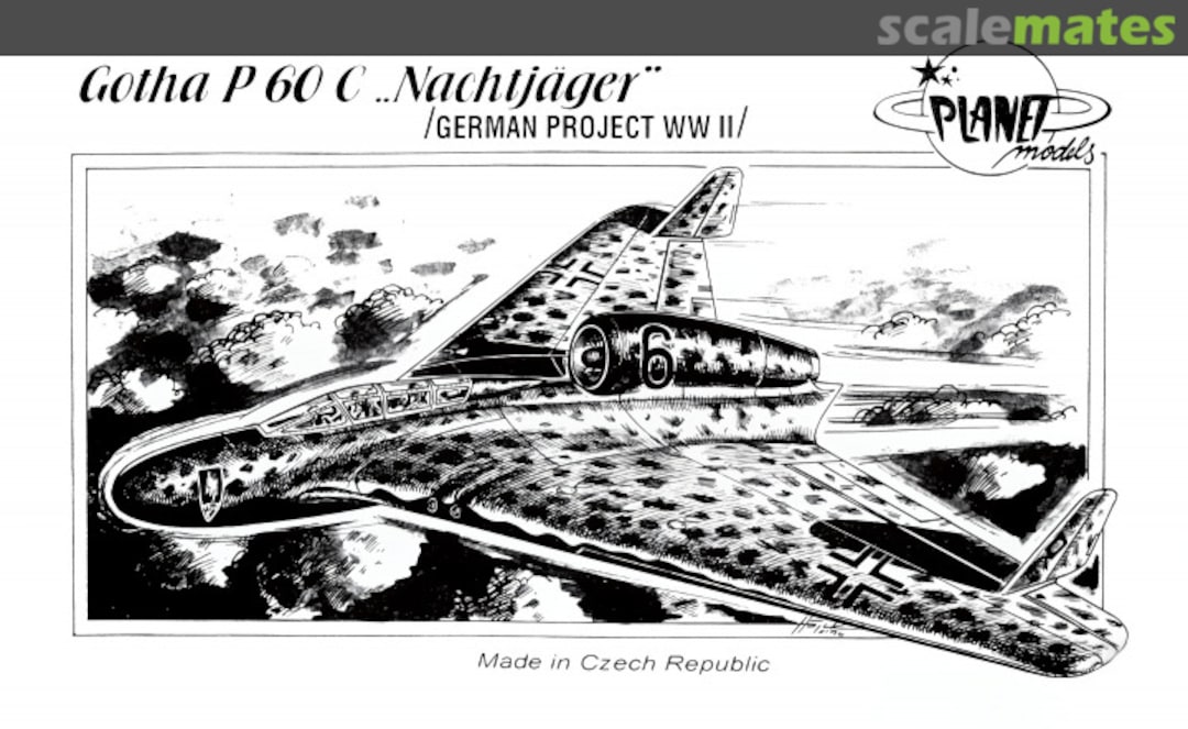 Boxart Gotha P 60 C "Nachtjäger" PLT013 Planet Models Boxart Gotha P 60 C "Nachtjäger" PLT013 Planet Models