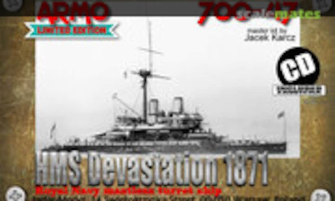 1:700 HMS Devastation (1871) (Armo 700-47) 700-47