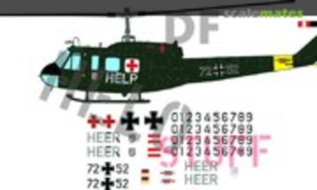 1:48 Bell UH-1D "Heeresfliegerregiment 30" (DF HeloStuff DF30948) DF30948
