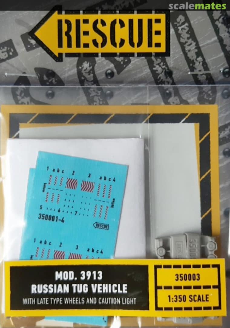 Boxart Mod. 3913 Russian tug vehicle (with 6 spoke wheels) 350001 Rescue Models