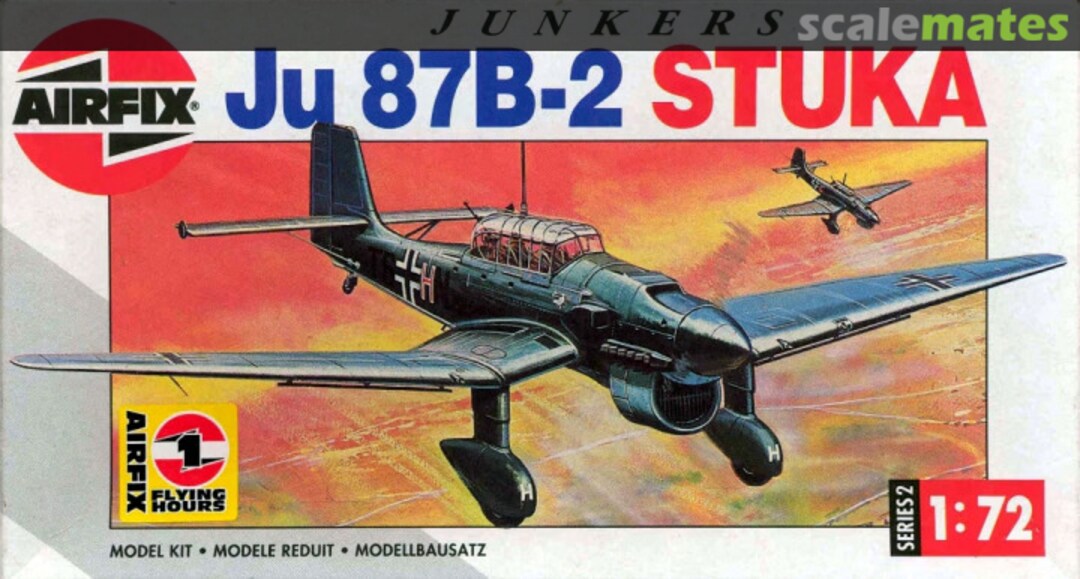 Boxart Junkers Ju 87B-2 Stuka 02049 Airfix Boxart Junkers Ju 87B-2 Stuka 02049 Airfix