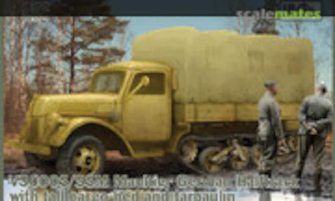1:72 V3000S/SSM Maultier German Half Track with tall cargo bed and tarpaulin (IBG Models 72074)