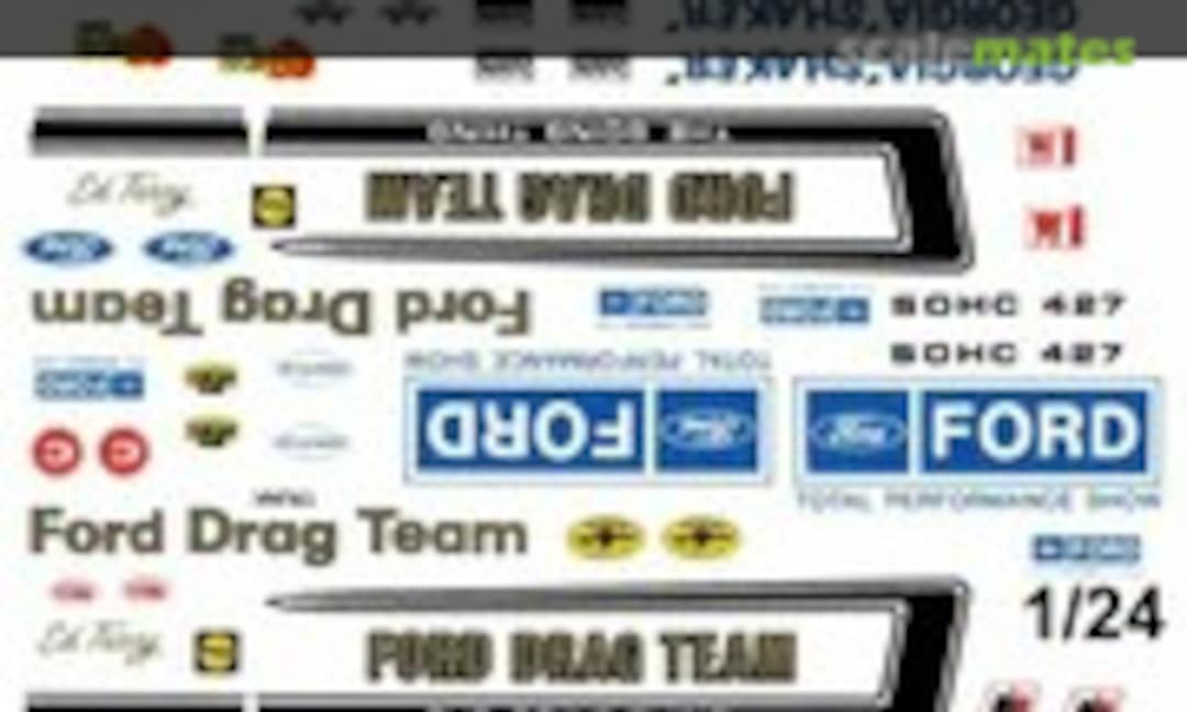 1:25 Official FORD Drag Team (Jim Heller Decals and Custom Cars )