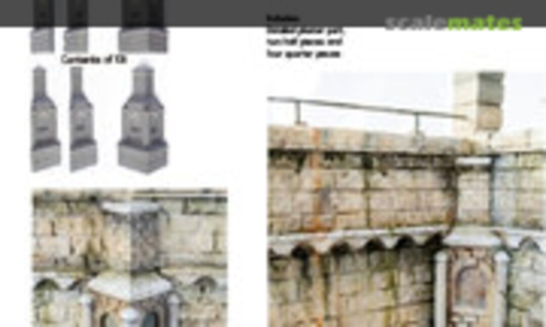 1:35 Bridge Pillars (6pcs) (RT-Diorama 35017) 35017