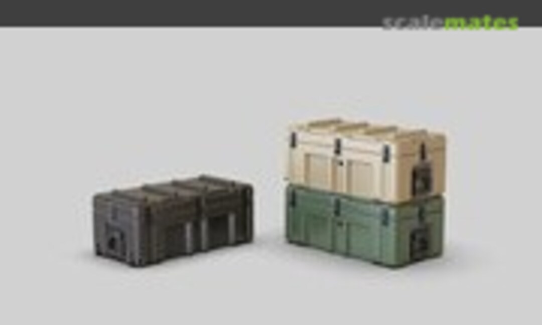 1:35 Modern US Army PELICAN FTLK-1 Mobile Office Footlocker (Eureka XXL E-073) E-073