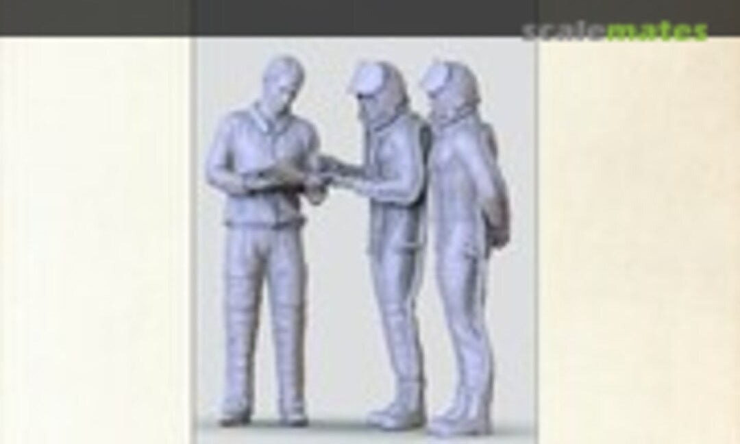 1:72 High-altitude pilots and technician (Seal Model Kit SMK72009) SMK72009