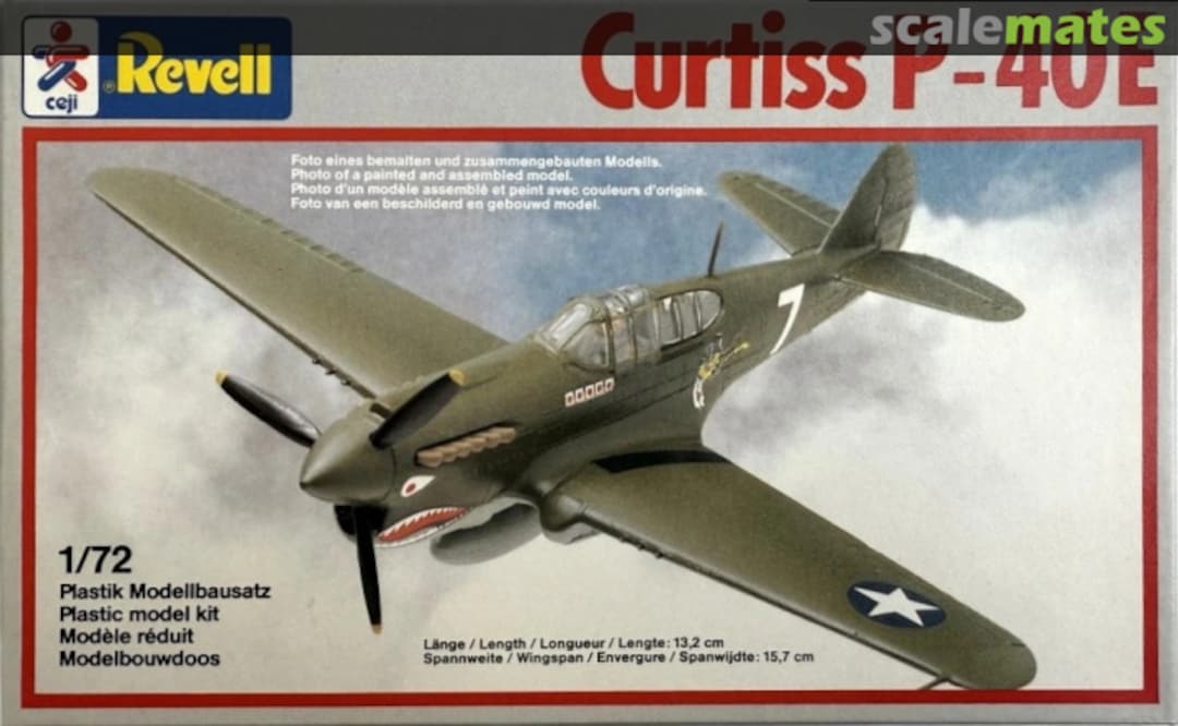 Boxart Curtiss P-40E 4159 Revell/ceji Boxart Curtiss P-40E 4159 Revell/ceji