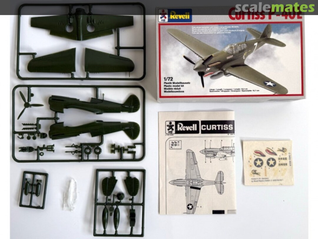 Contents Curtiss P-40E 4159 Revell/ceji Contents Curtiss P-40E 4159 Revell/ceji