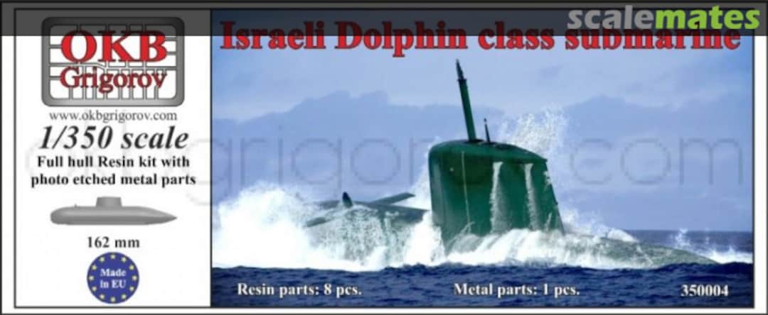 Boxart Dolphin class submarine 350004 OKB Grigorov Boxart Dolphin class submarine 350004 OKB Grigorov