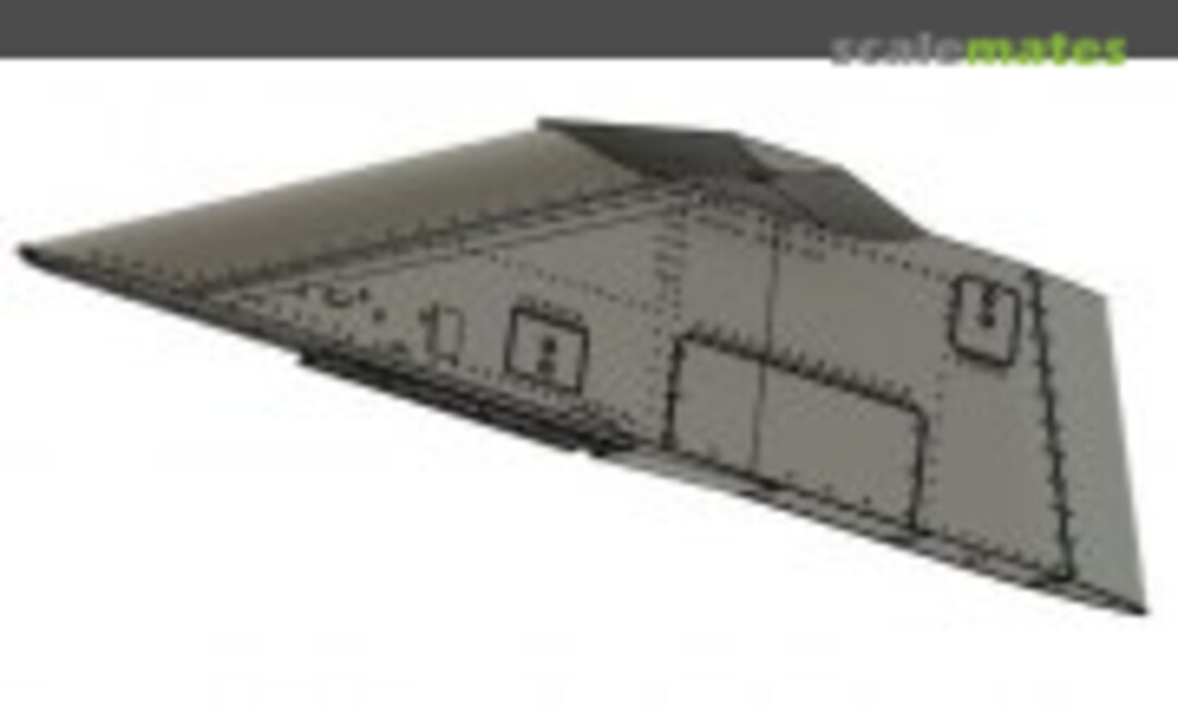 1:48 F-16 AIM-7 Pylon (Wolf 3D Resin Parts WOL481512) WOL481512