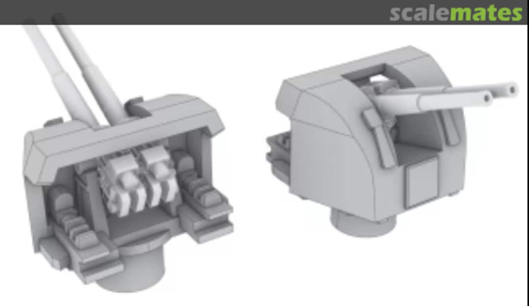 Boxart Twin 4” Mk.XIX Mounts STA123 Starling Models Boxart Twin 4” Mk.XIX Mounts STA123 Starling Models