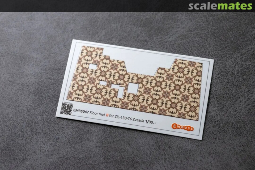 Contents ZIL-130 Floormat II interior 3D decals EM35047 Embase