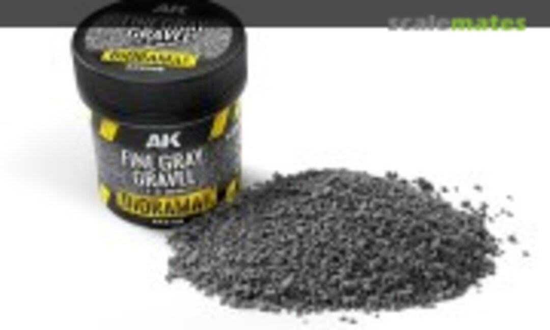 No Fine Gray Gravel 1-3 mm (AK Interactive AK8308) AK8308