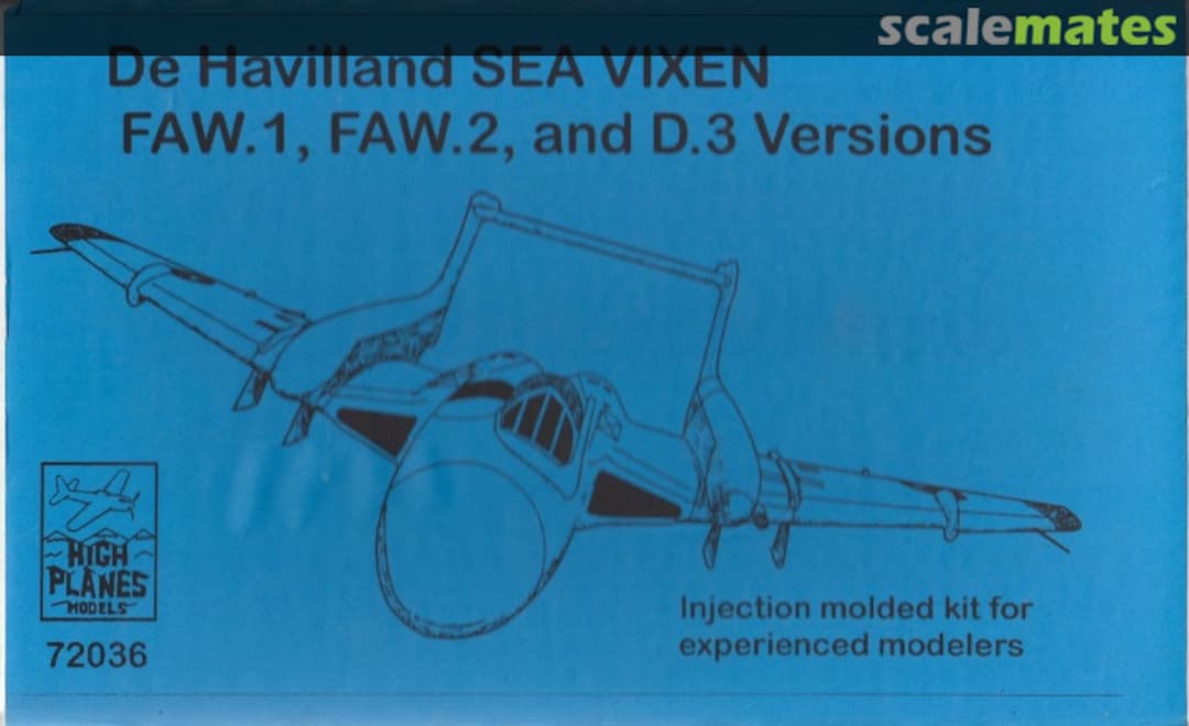 Boxart De Havilland Sea Vixen 72036 High Planes Models Boxart De Havilland Sea Vixen 72036 High Planes Models