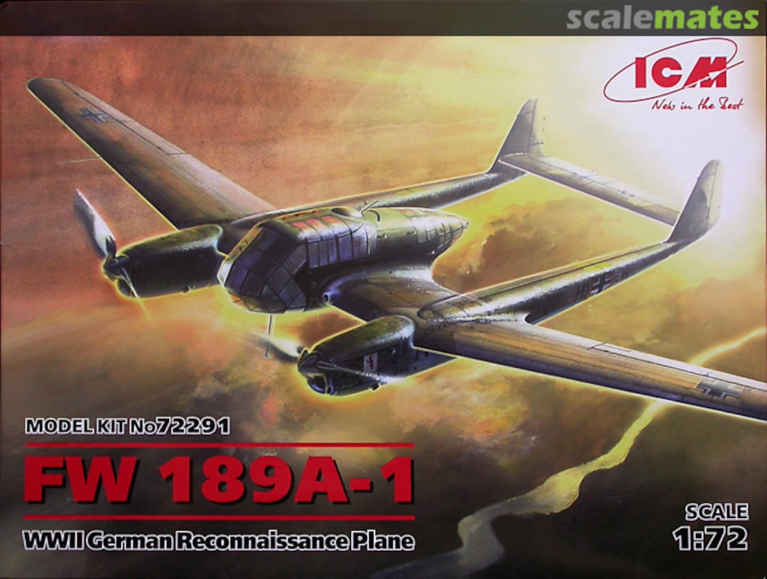 Boxart Fw 189A-1 72291 ICM