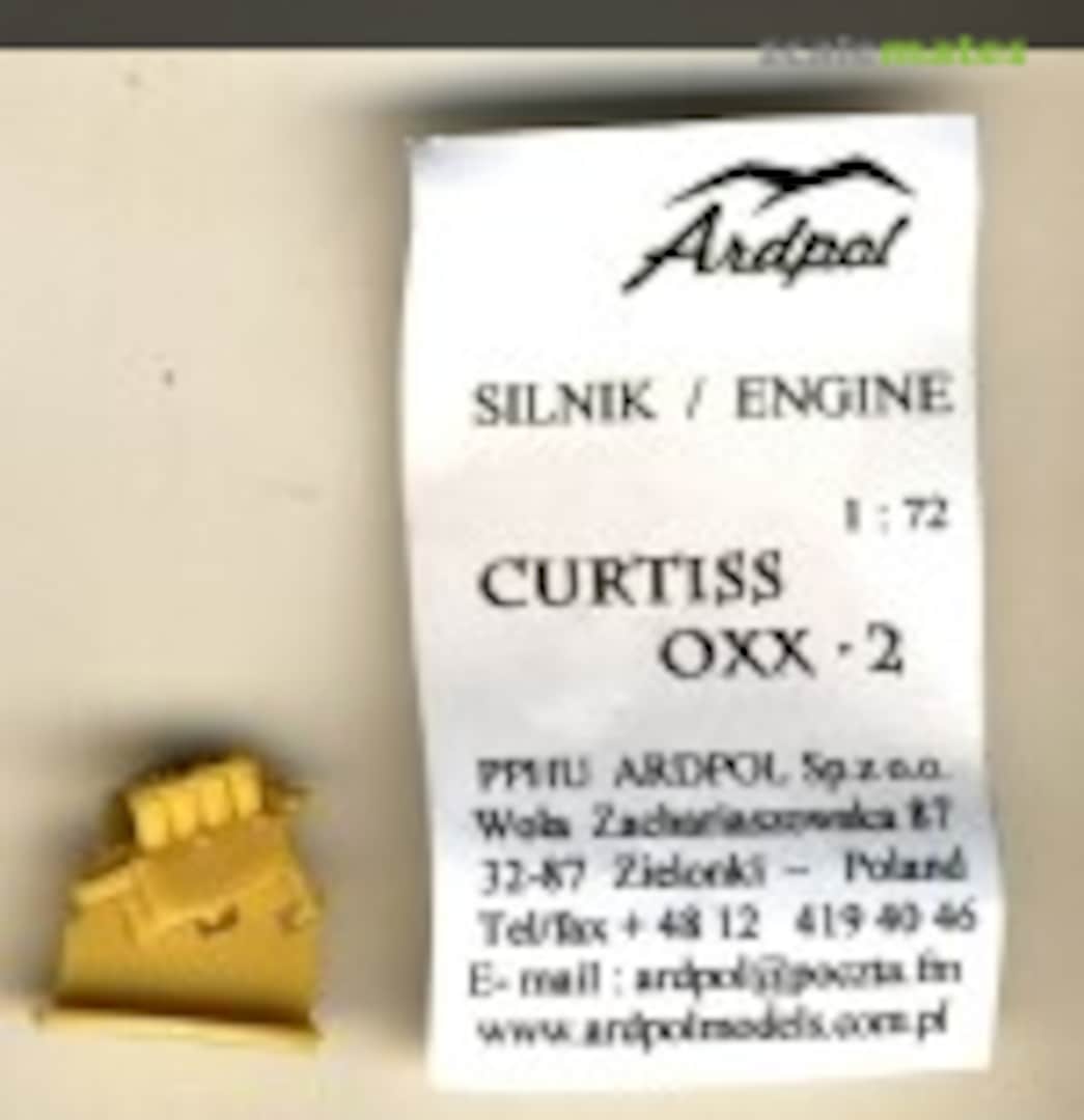 Boxart Curtiss OXX-2 Engine AC-009 Ardpol Boxart Curtiss OXX-2 Engine AC-009 Ardpol