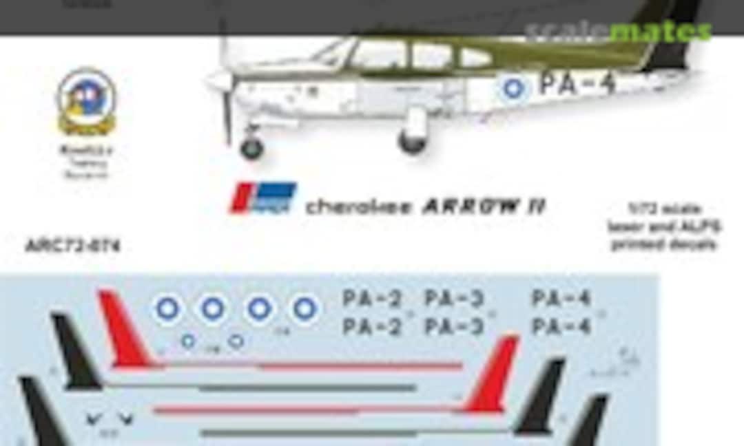 1:72 Piper Cherokee Arrow II (Arctic Decals ARC72-074) ARC72-074