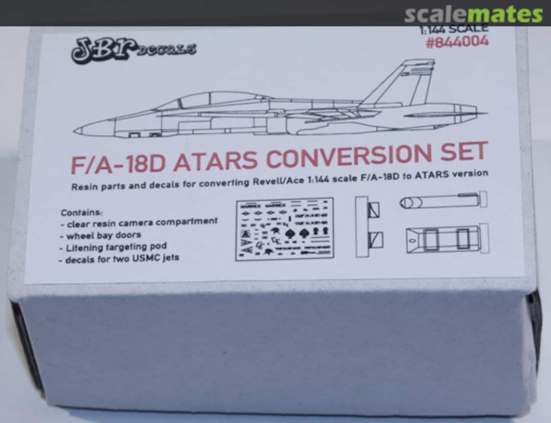 Boxart F/A-18D ATARS Conversion Set 844004 JBr Decals Boxart F/A-18D ATARS Conversion Set 844004 JBr Decals