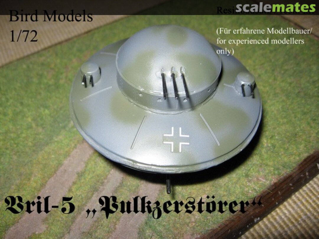Boxart Flugscheibe Vril-5 "Pulkzerstörer" 72231 Bird Models Boxart Flugscheibe Vril-5 "Pulkzerstörer" 72231 Bird Models
