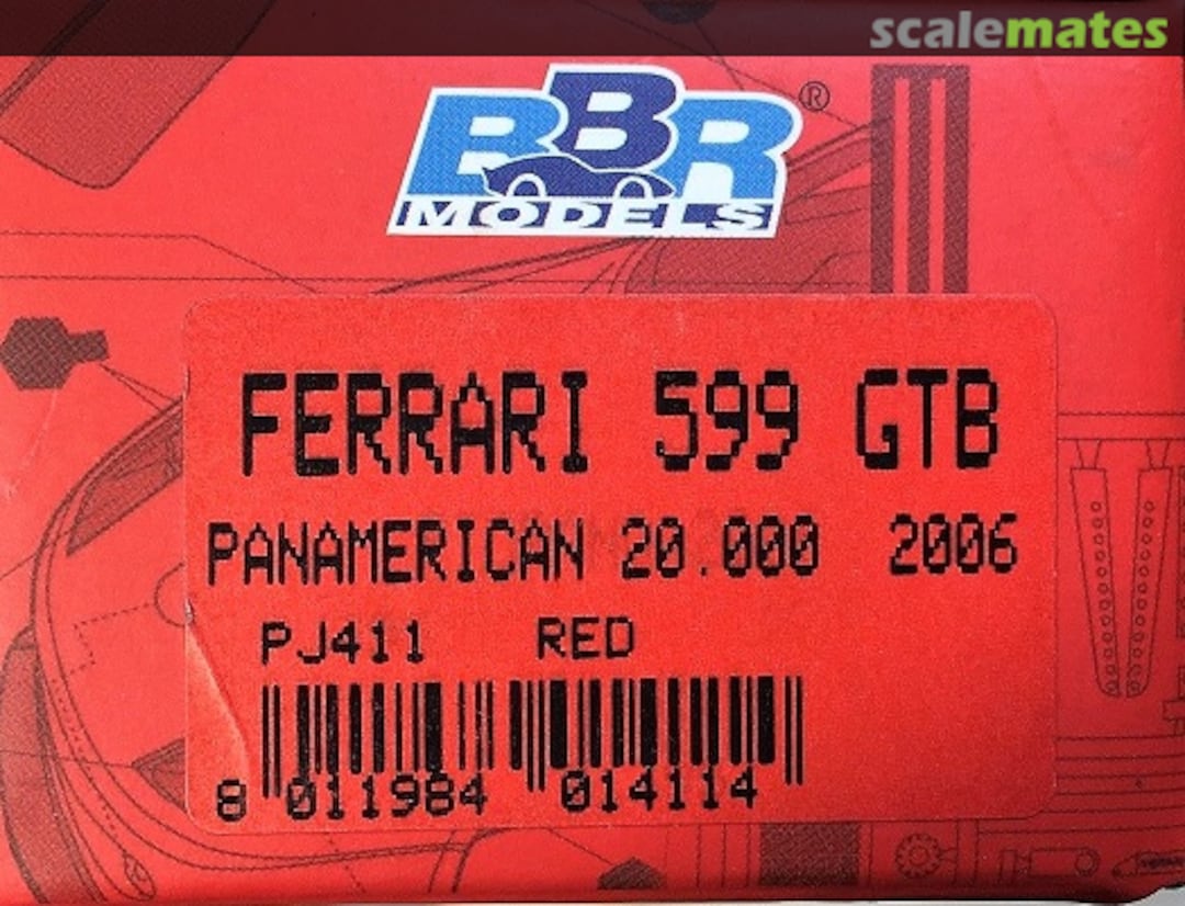 Boxart Ferrari 599 GTB PJ411 Project 43 Boxart Ferrari 599 GTB PJ411 Project 43