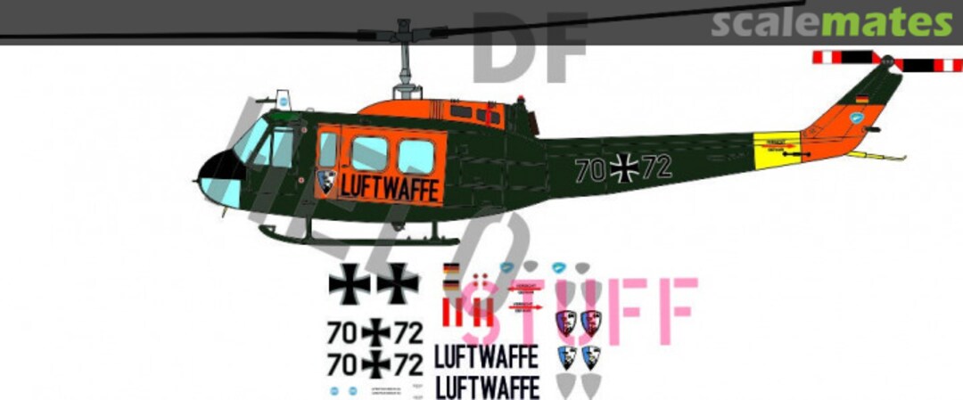 Boxart Bell UH-1D "HTG Special - Schulanstrich" DF31048 DF HeloStuff Boxart Bell UH-1D "HTG Special - Schulanstrich" DF31048 DF HeloStuff