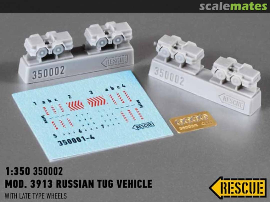 Boxart Mod. 3913 Russian tug vehicle (with late type wheels) 350002 Rescue Models
