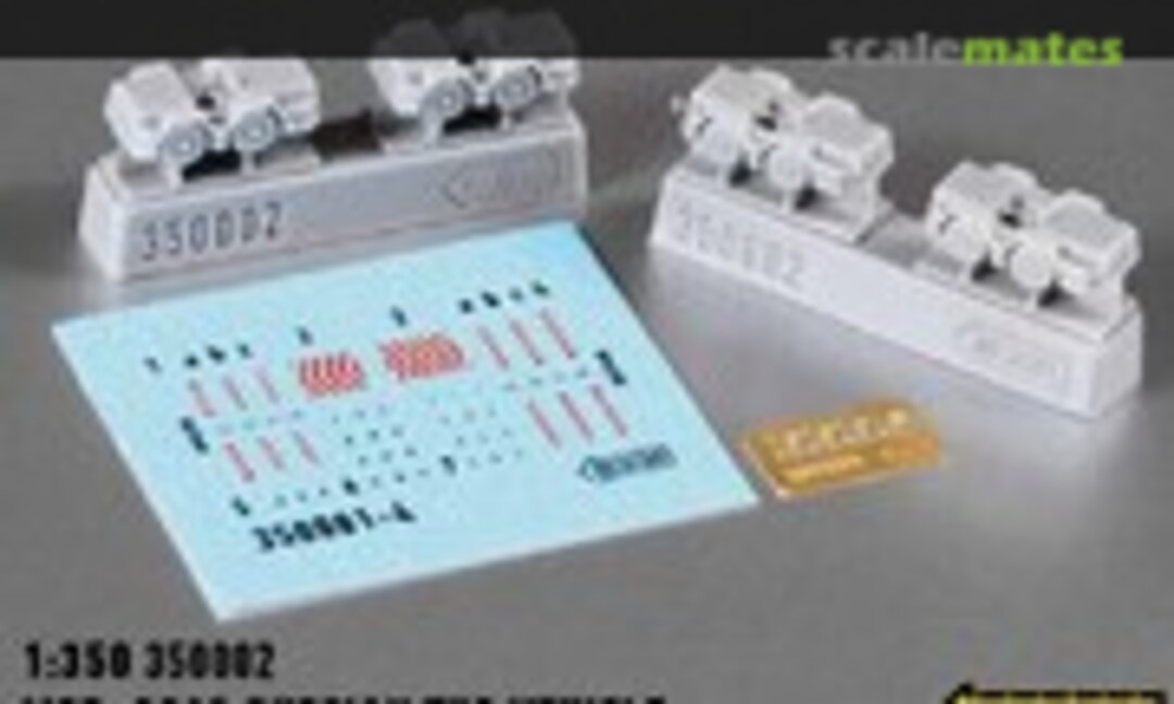 1:350 Mod. 3913 Russian tug vehicle (with late type wheels) (Rescue Models 350002) 350002