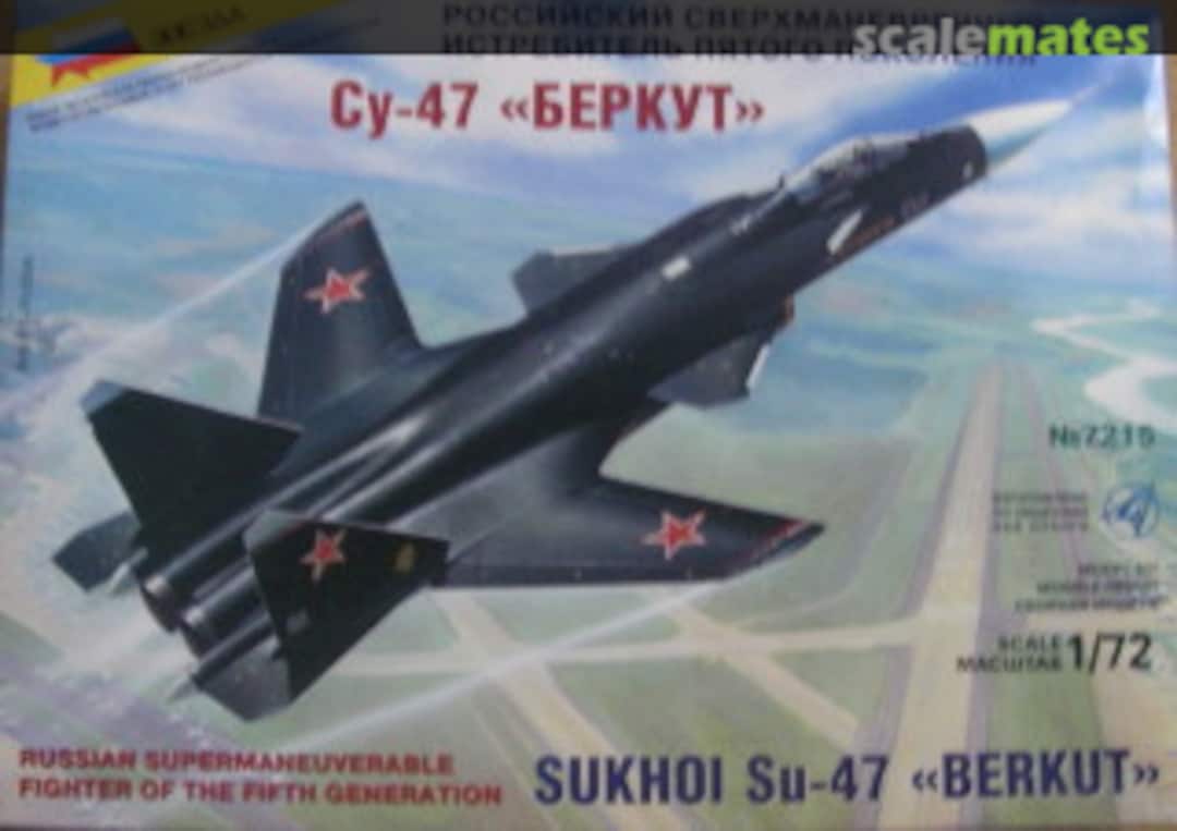 Boxart Sukhoi Su-47 Berkut 7215 Zvezda Boxart Sukhoi Su-47 Berkut 7215 Zvezda