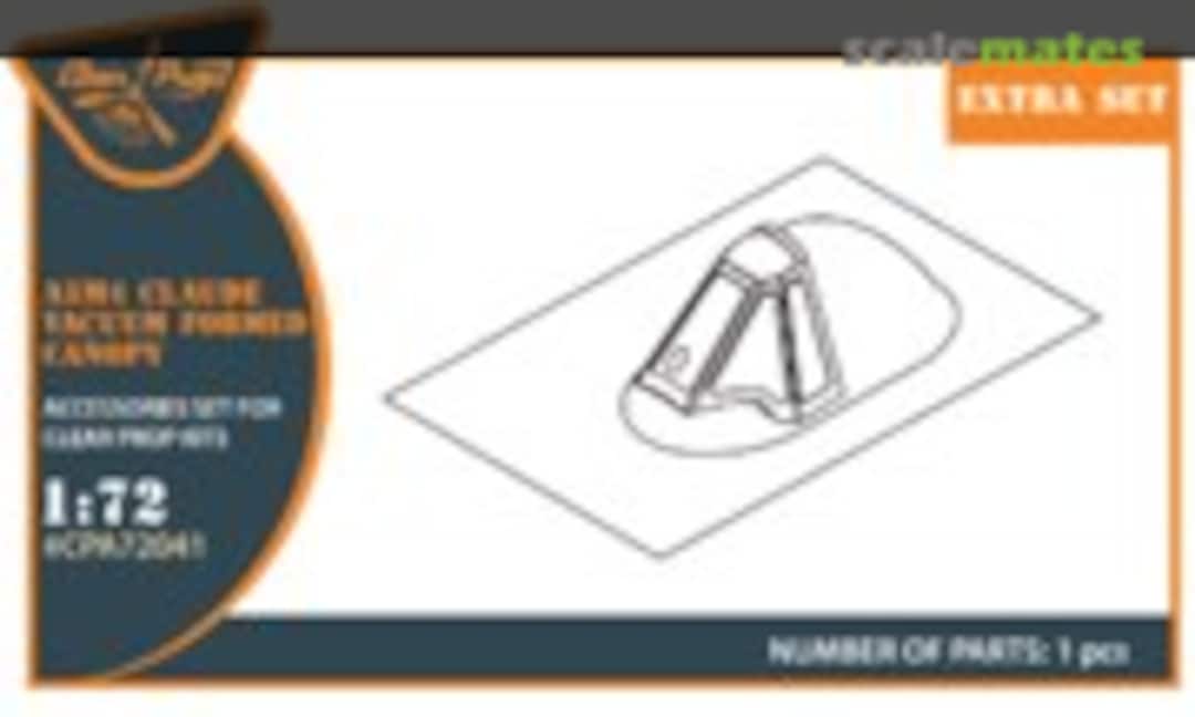 1:72 Mitsubishi A5M4 Claude vacuum formed canopy (Clear Prop! CPA72041) CPA72041