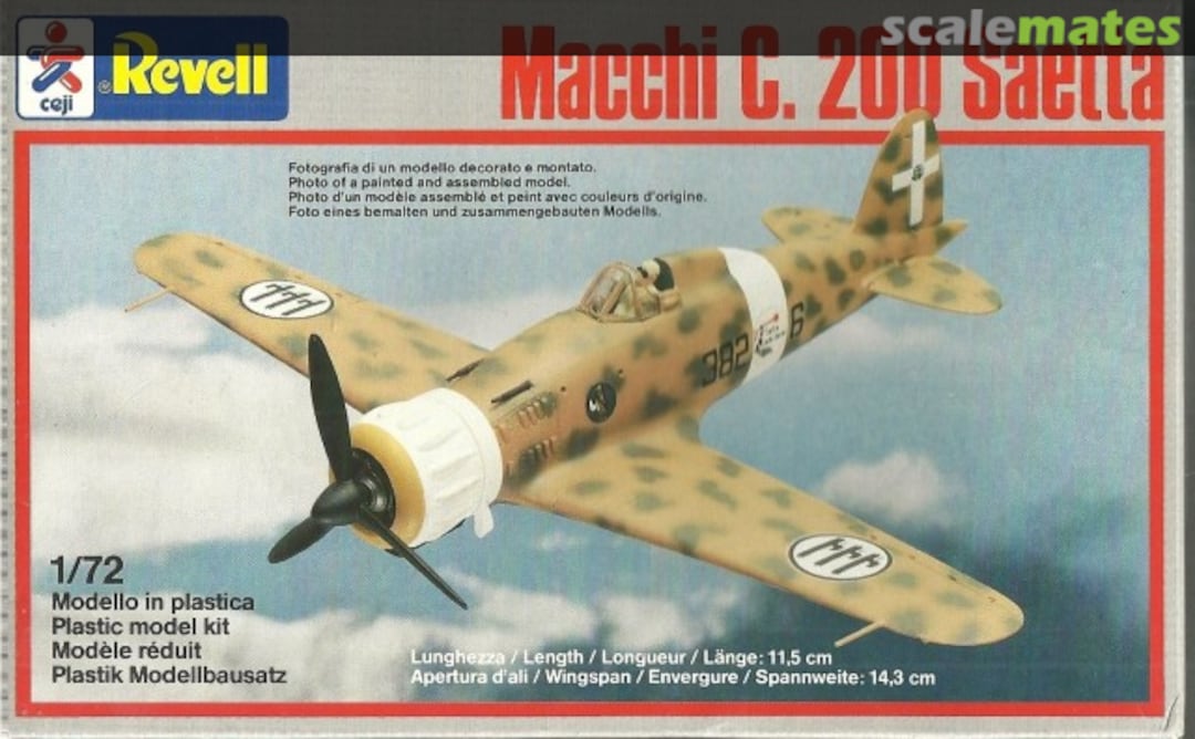 Boxart Macchi C. 200 Saetta 4160 Revell/ceji Boxart Macchi C. 200 Saetta 4160 Revell/ceji