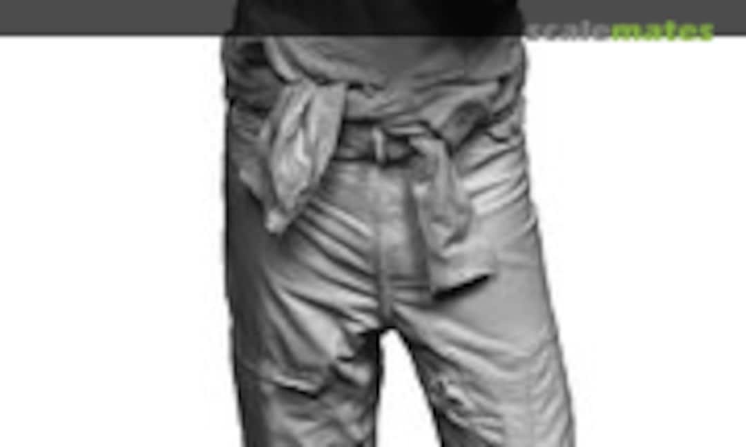 1:48 Modern liner pilot in US flight suit, tied at waist, preparing for warbird show (Reedoak 480226) 480226