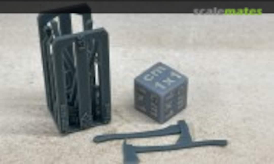 1:35 Large axes - 2 types - 4 pieces (EMP3d 35070210) 35070210