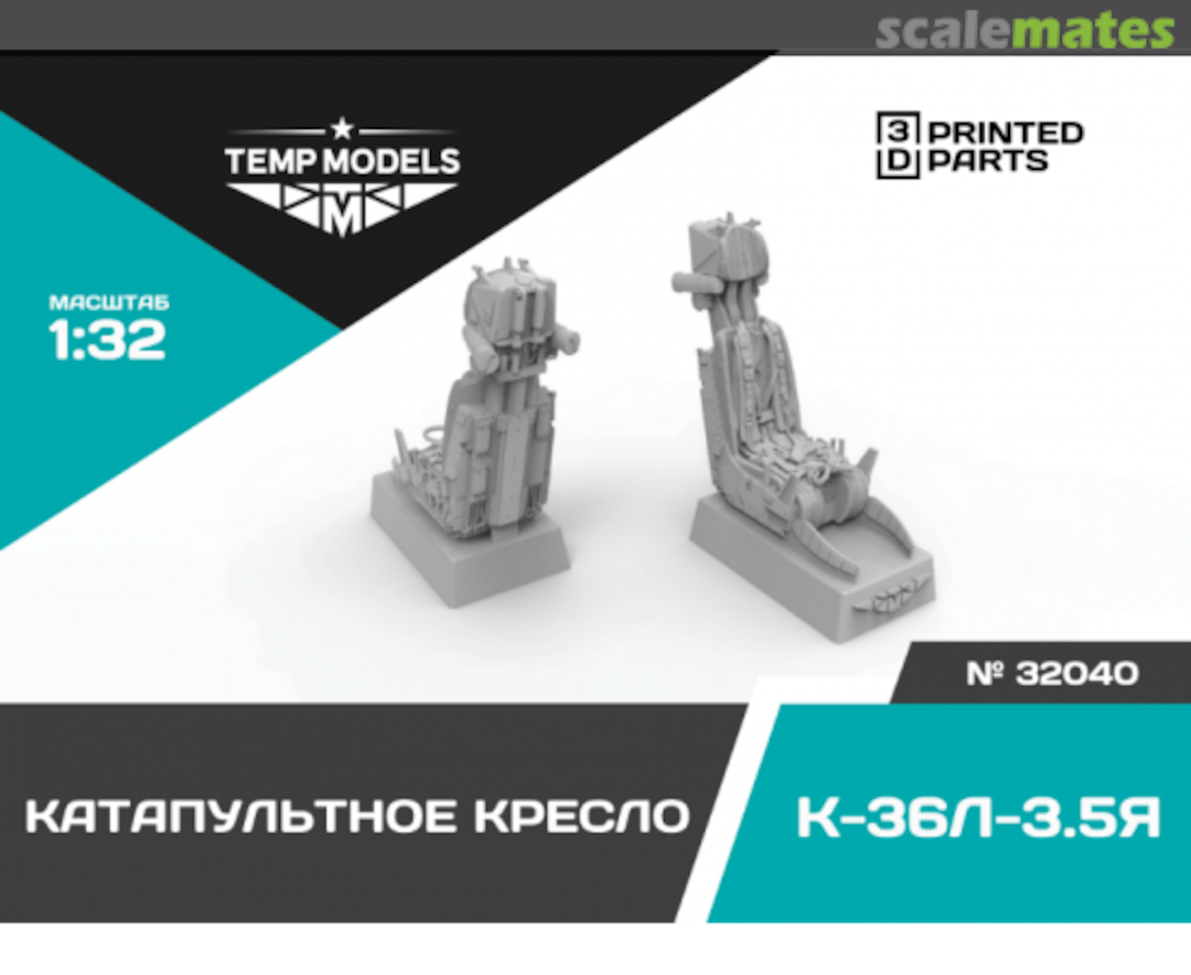 Boxart Ejection Seat K-36L-3.5YA Profi 32040 Tempmodels Boxart Ejection Seat K-36L-3.5YA Profi 32040 Tempmodels