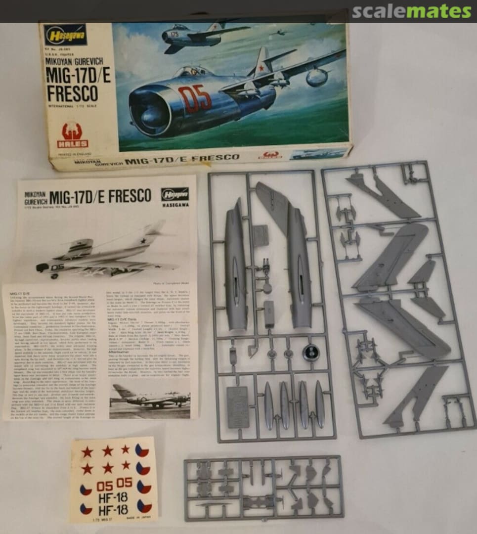 Contents MiG-17D/E Fresco JS-083 Hasegawa/Hales Contents MiG-17D/E Fresco JS-083 Hasegawa/Hales