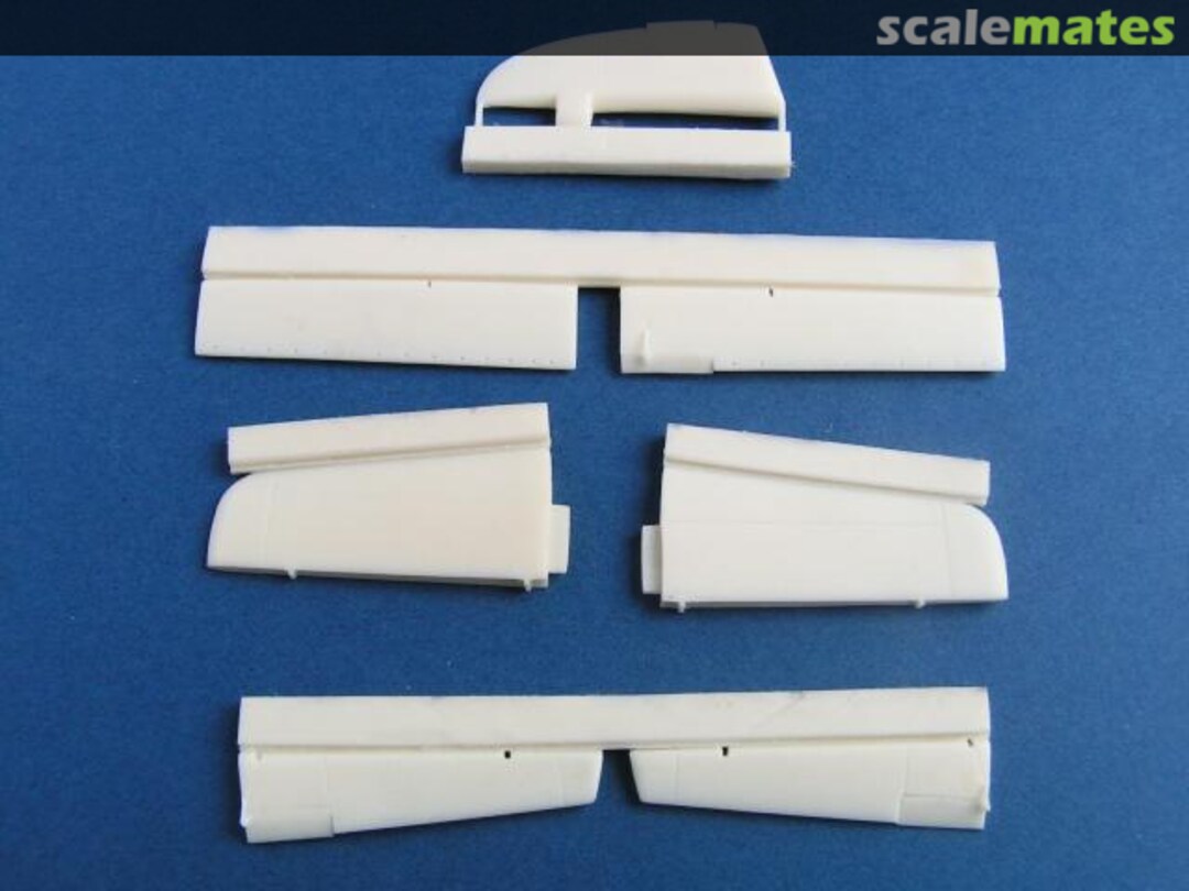 Boxart SeaHawk FGA Mk.6 control surfaces for Trumpeter U48-25 Pavla Models