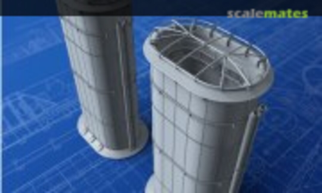 1:200 Queen Elizabeth Class Funnels (as built) (Micro Master MM1025P) MM1025P