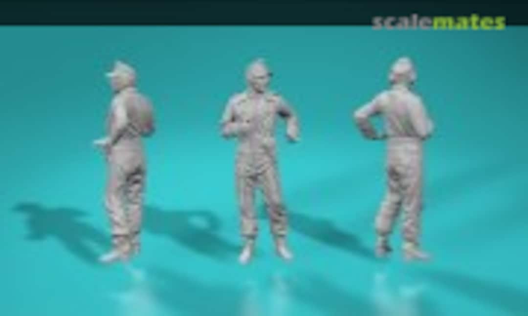 1:35 German Tank Crew - full figure - version 10a (EMP3d 99200180-35) 99200180-35