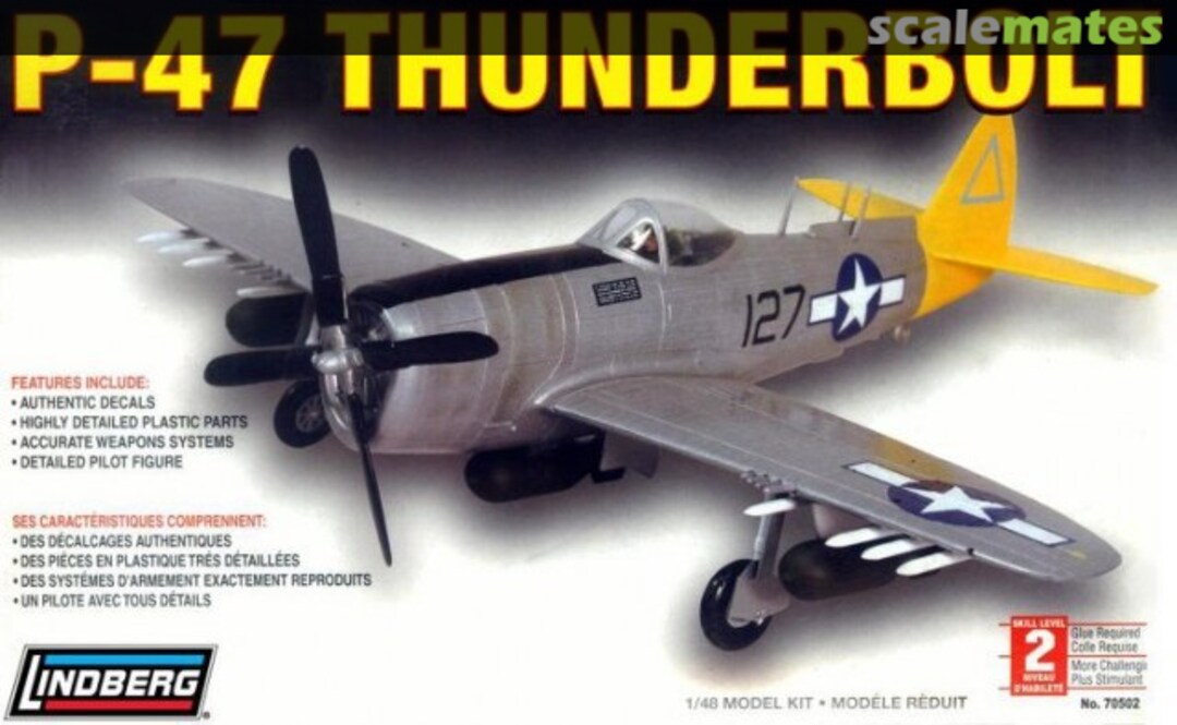 Boxart P-47 Thunderbolt 70502 Lindberg Boxart P-47 Thunderbolt 70502 Lindberg