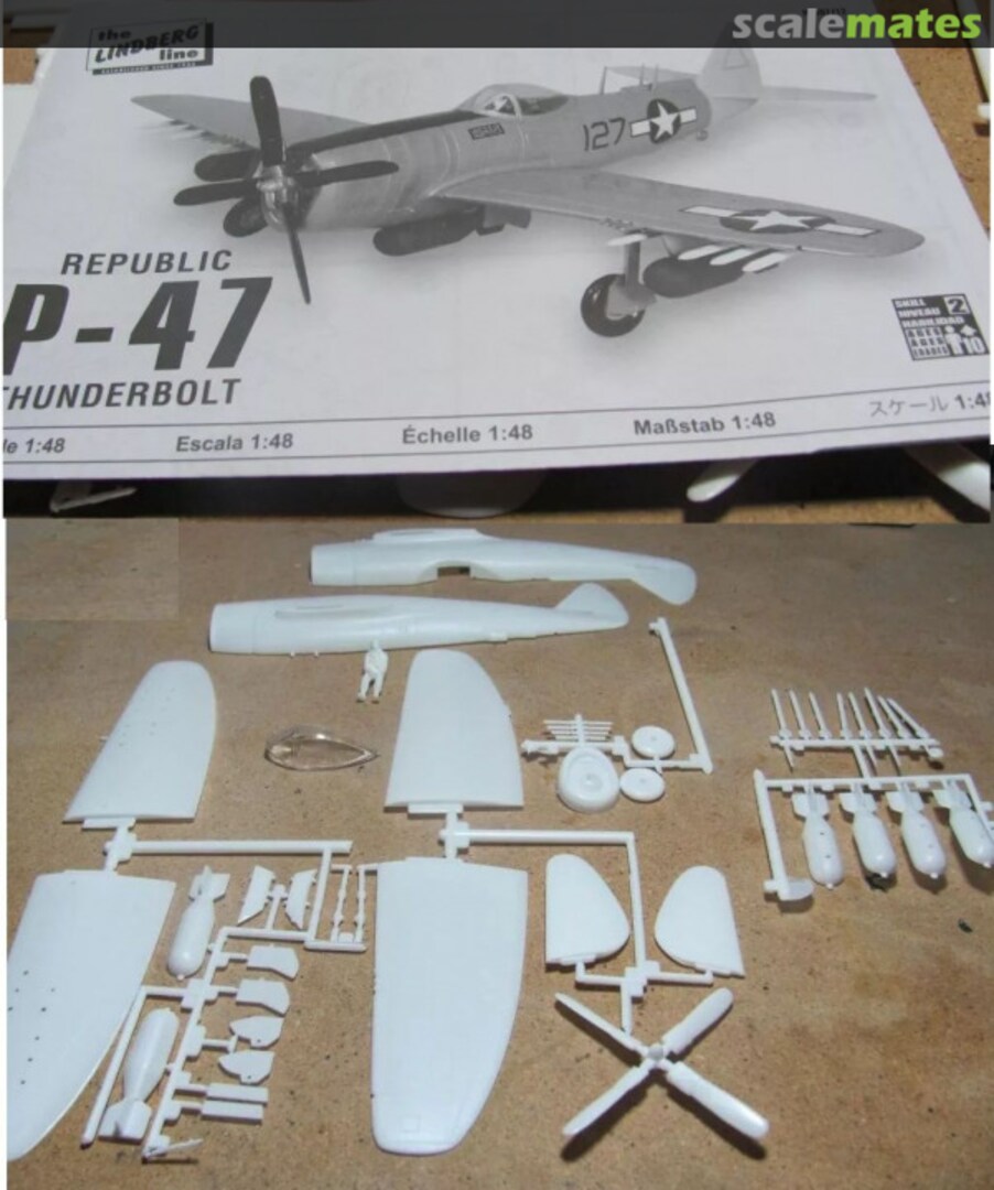 Contents P-47 Thunderbolt 70502 Lindberg Contents P-47 Thunderbolt 70502 Lindberg